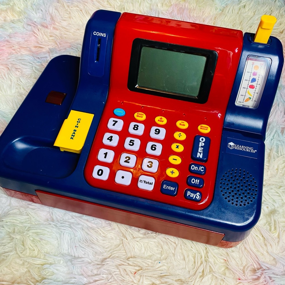 Learning resources cash register toy